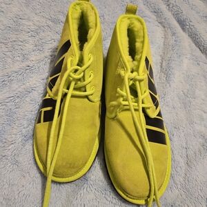 Ugg boots for men in the color green size 9